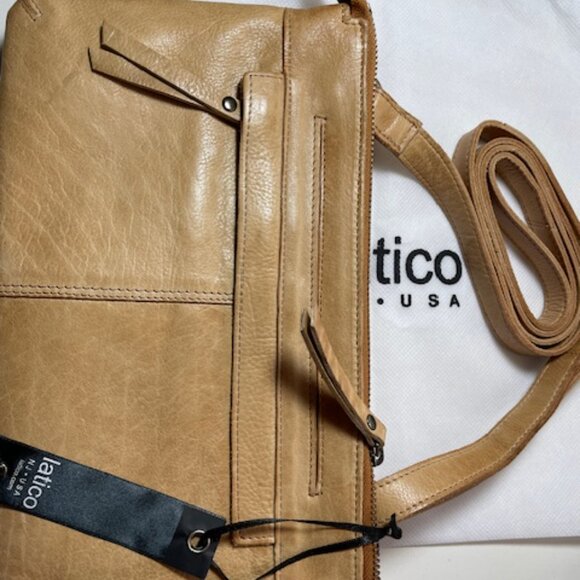 Latico Leathers Scottie Crossbody Bag in Camel - Picture 7 of 10